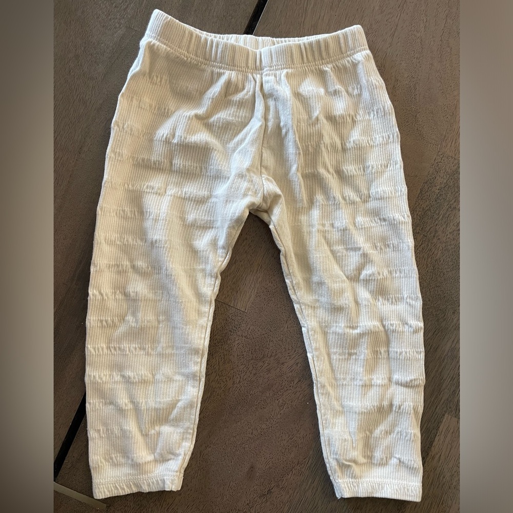 Rylee and Cru textured leggings 12-18 months